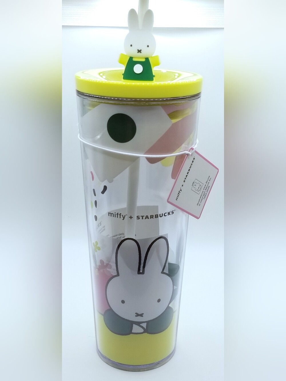 Starbucks x Miffy 2026 - 24oz Acrylic Tumbler With Straw Topper